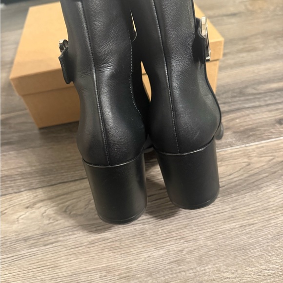 Christian Louboutin Black Leather Chelsea Bootie - 36.5 - Picture 4 of 12